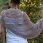 Hand Knit Cotton Bolero,Handmade Shrug,Summer Short Sleeves
